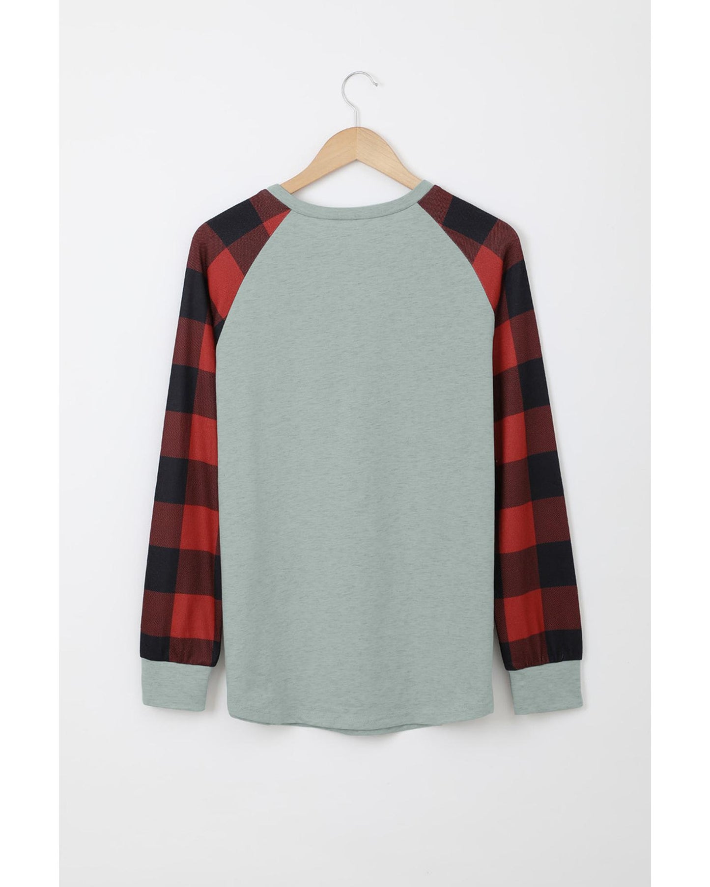 Azura Exchange Plaid Long Sleeve Sweatshirt - L