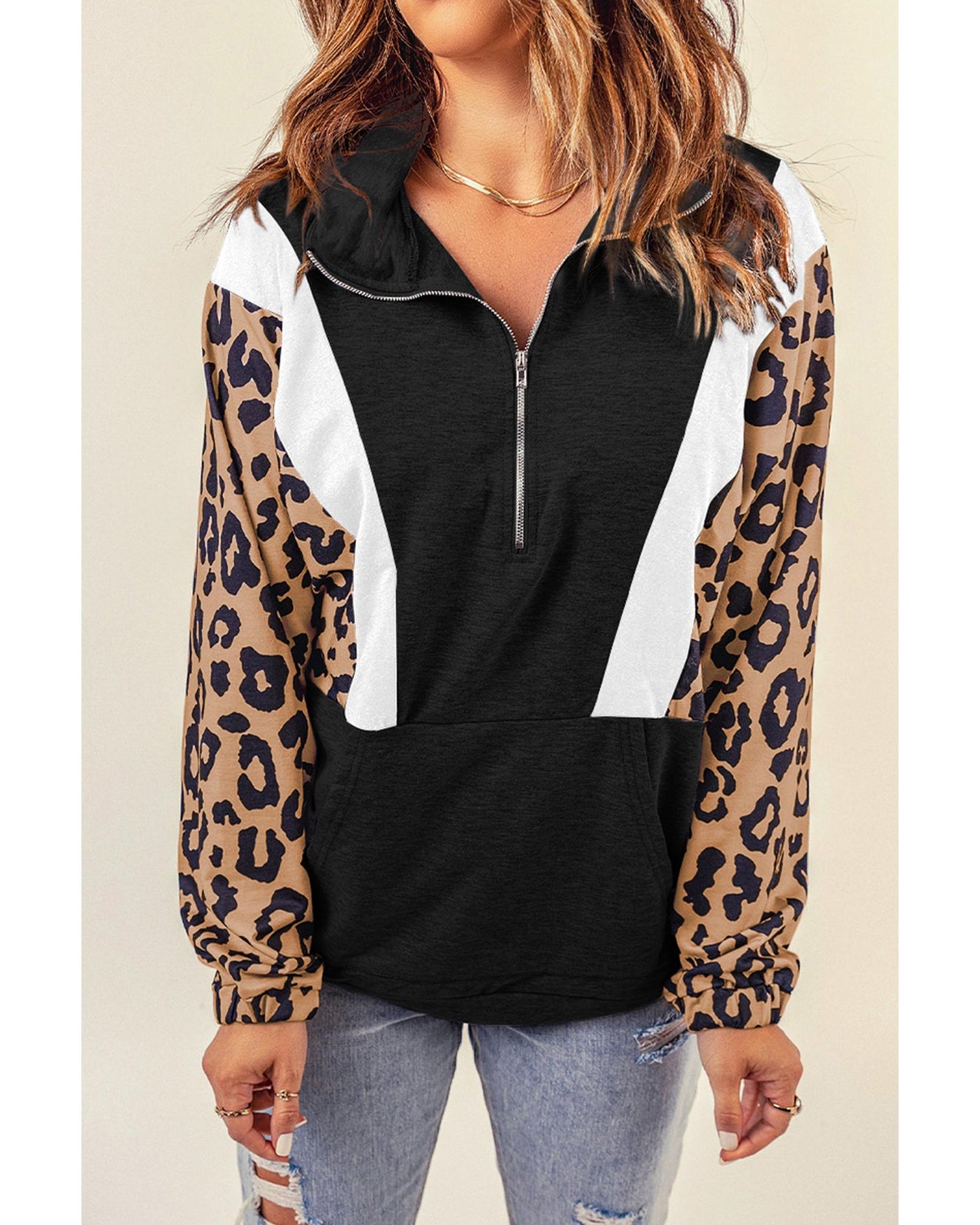 Azura Exchange Leopard Pullover Sweatshirt - 2XL