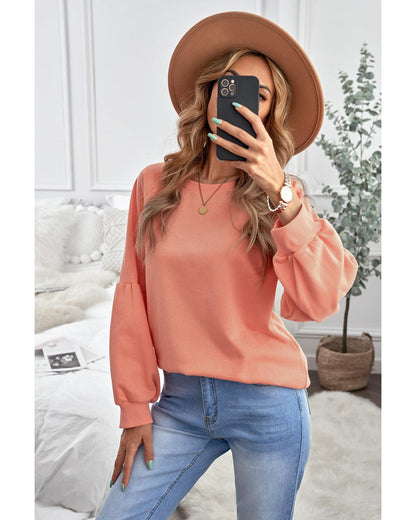 Azura Exchange Patchwork Sleeve Pullover Sweatshirt - S