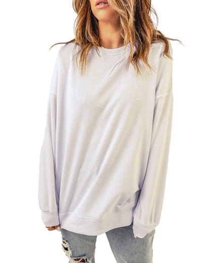 Azura Exchange Drop Shoulder Sweatshirt - L