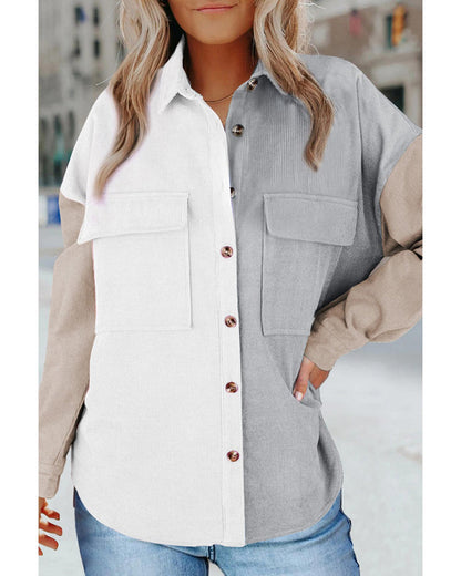 Azura Exchange Button Shirt with Pocket - L