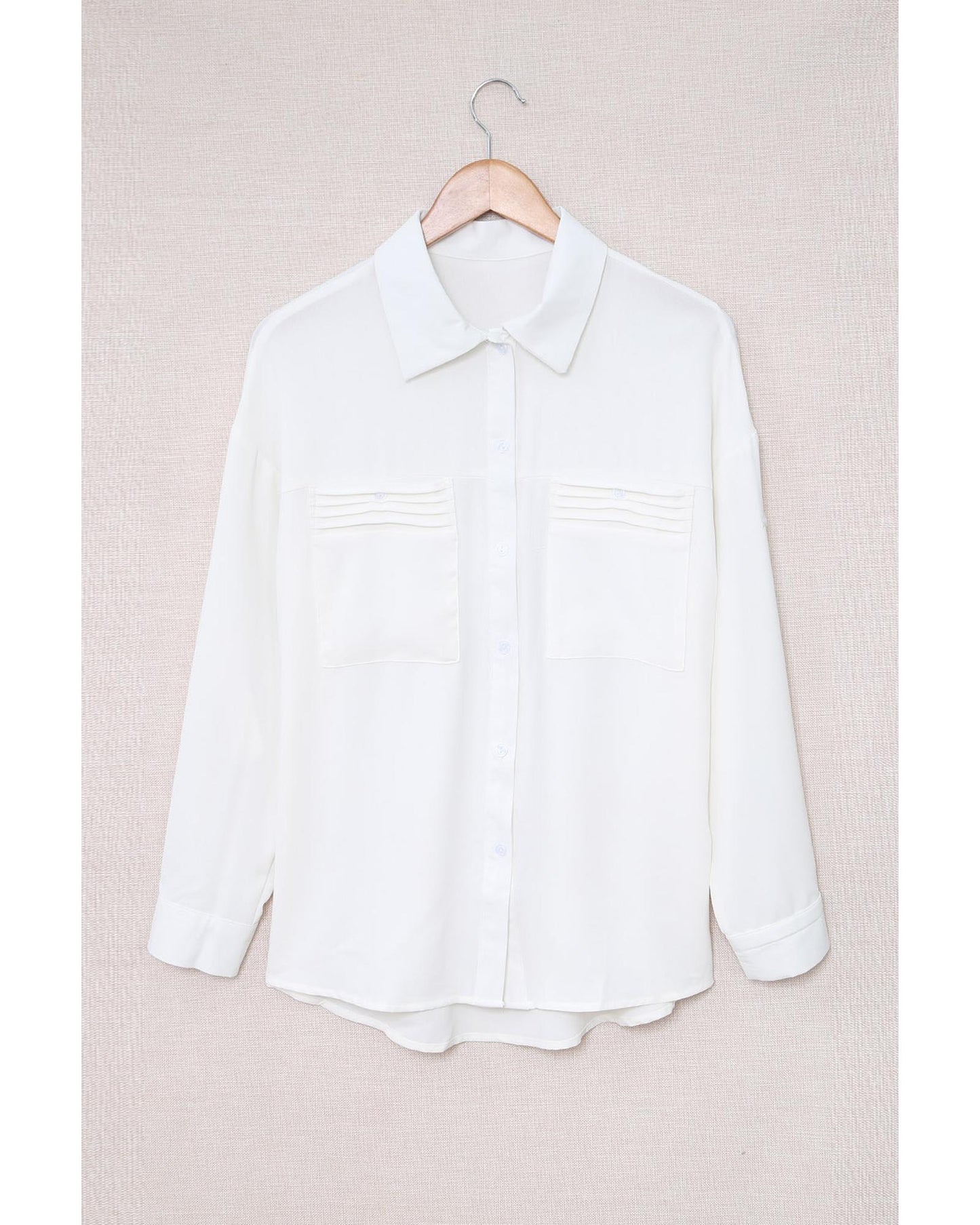 Azura Exchange Long Sleeve Button-up Shirt - L