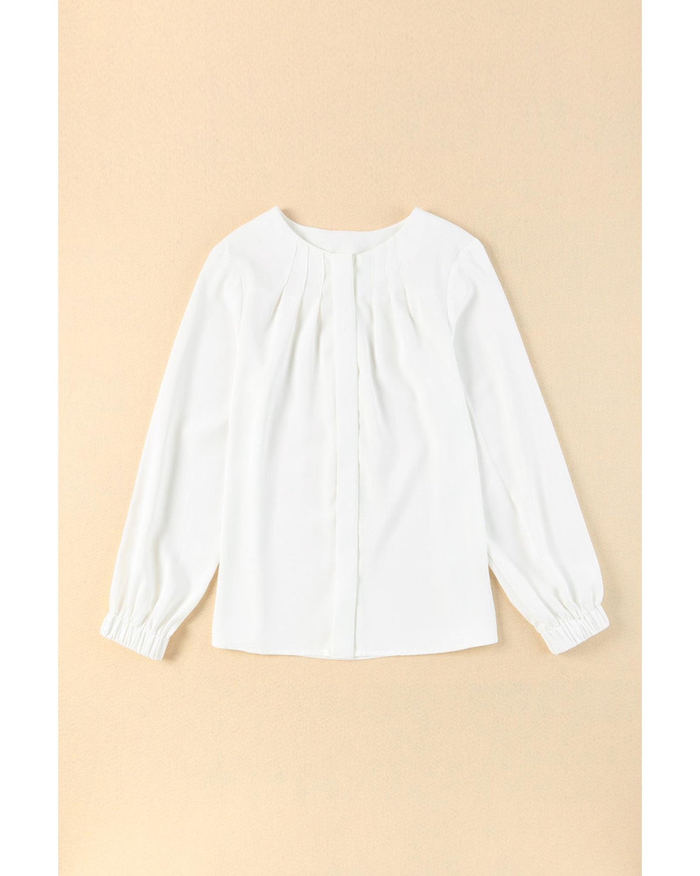 Azura Exchange Gathered Cuff Shirt - S