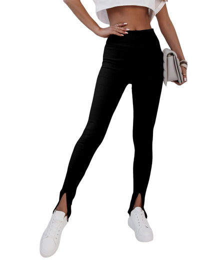 Azura Exchange High Waist Slit Leggings - XL