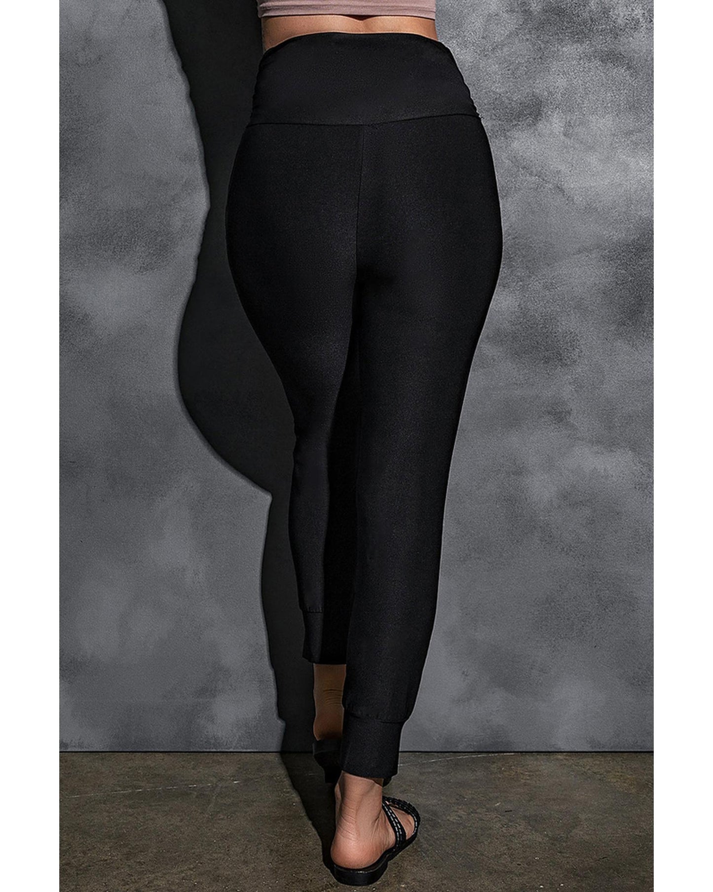 Azura Exchange Pleated Pocket Leggings - M