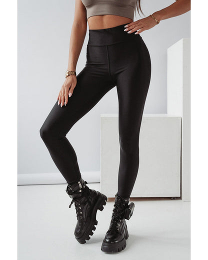 Azura Exchange Tummy Control High Waist Leggings - M