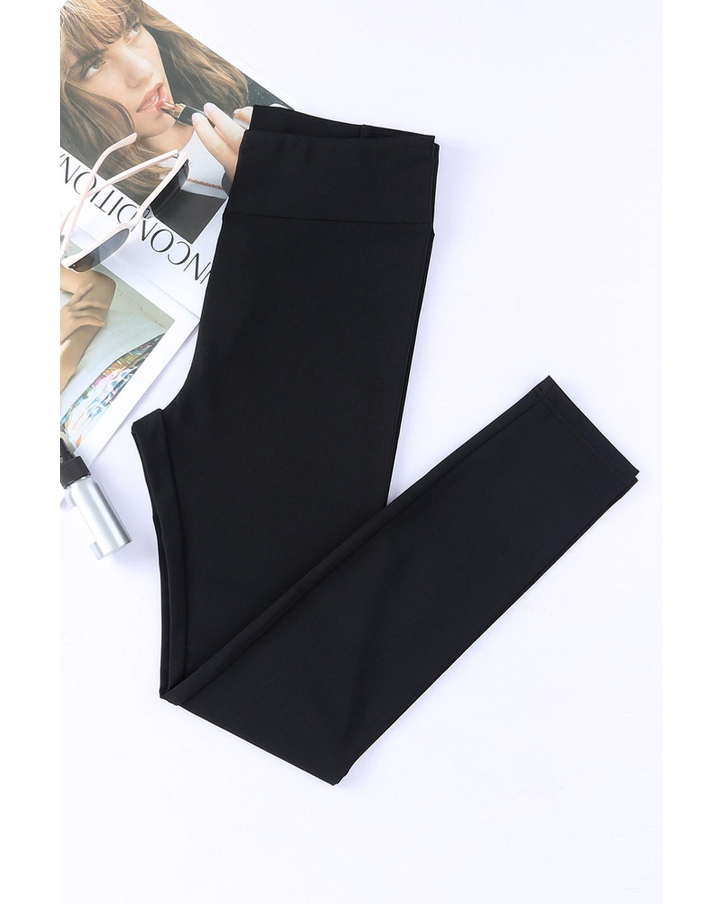 Azura Exchange Tummy Control High Waist Leggings - M