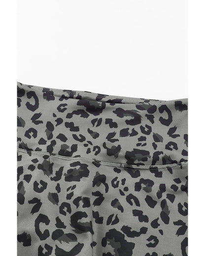 Azura Exchange Leopard Print Active Leggings - L