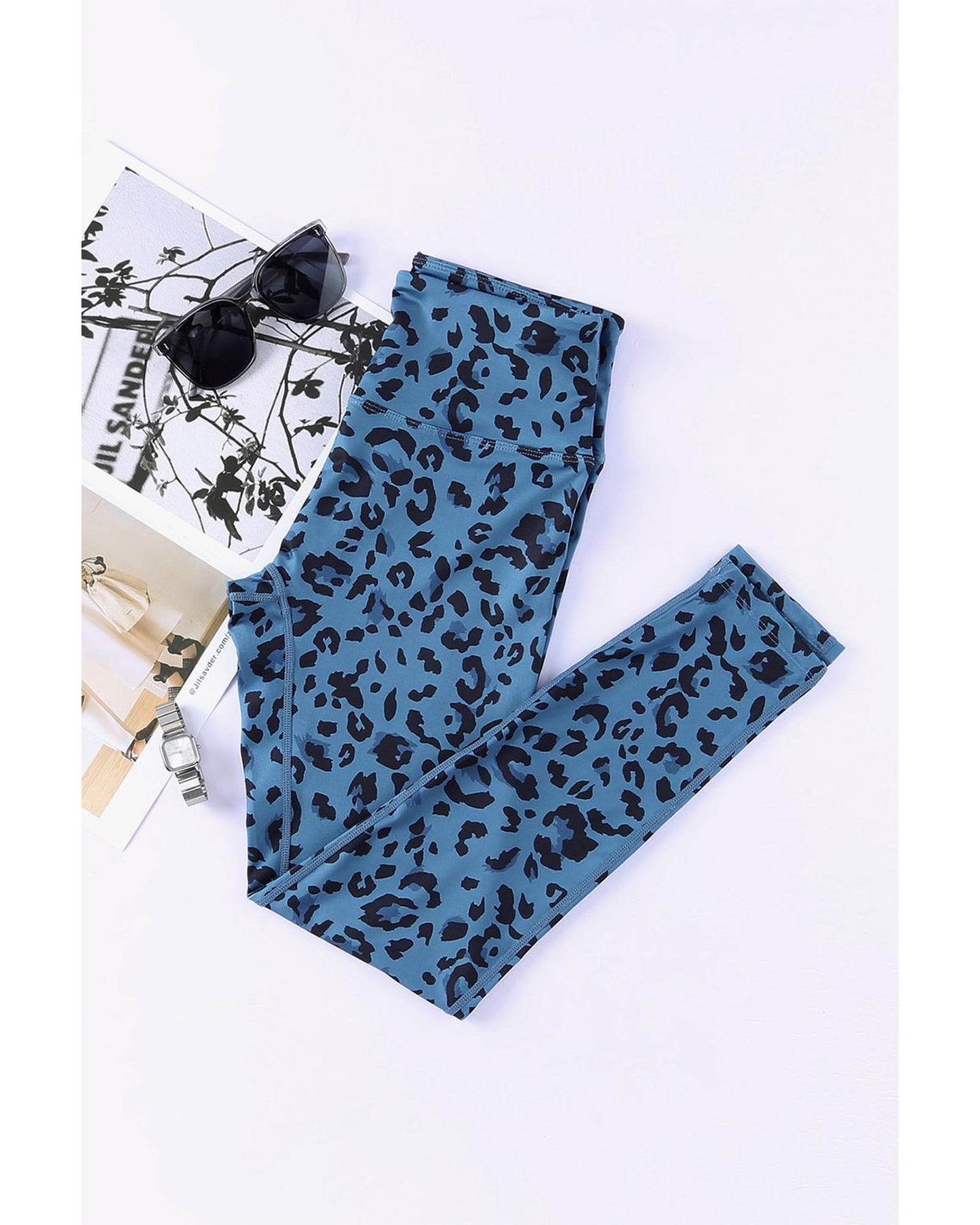 Azura Exchange Leopard Print Active Leggings - XL