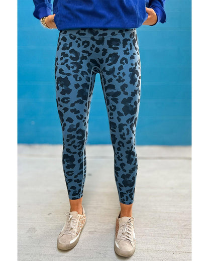 Azura Exchange Leopard Print Active Leggings - XL