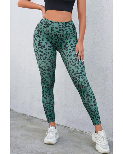 Azura Exchange Leopard Print Active Leggings - XL