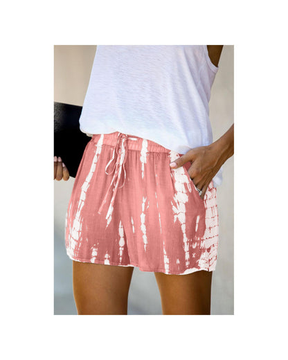 Azura Exchange Tie Dye Drawstring Shorts - L