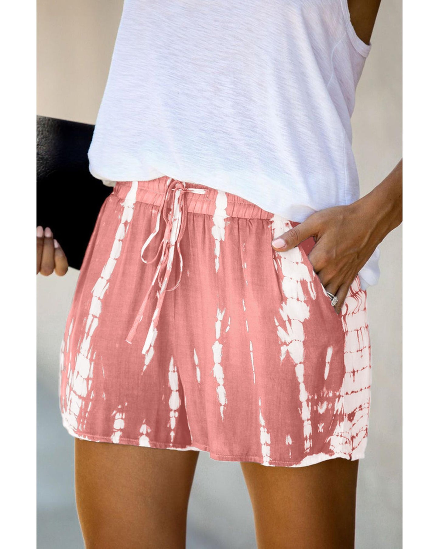 Azura Exchange Tie Dye Drawstring Shorts - M