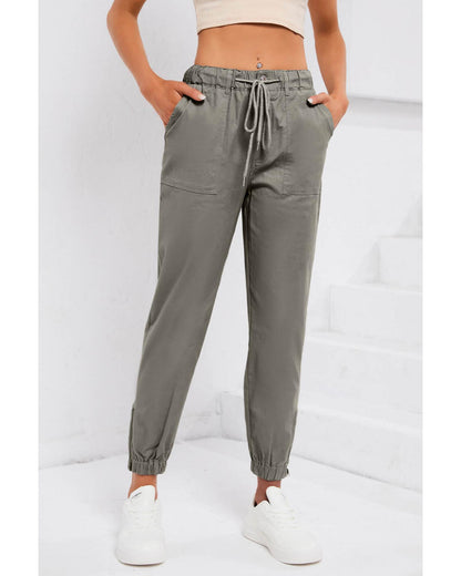 Azura Exchange Pocketed Twill Jogger Pants - XL