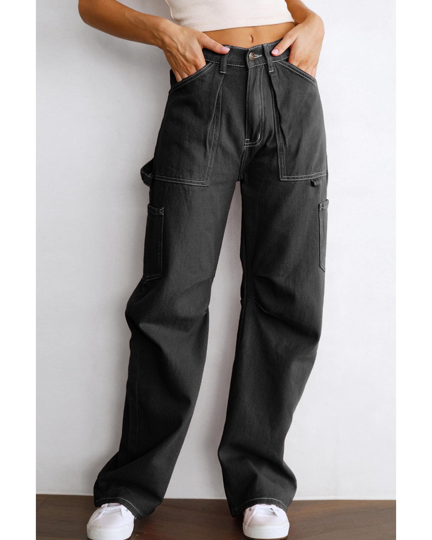 Azura Exchange High Waist Cargo Pants with Pockets - 18 US