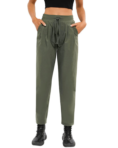 Azura Exchange Elastic Drawstring Waist Pants - XL