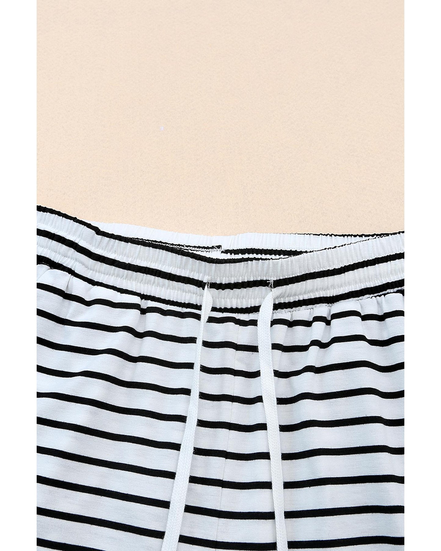 Azura Exchange Striped Wide Leg Pants - M