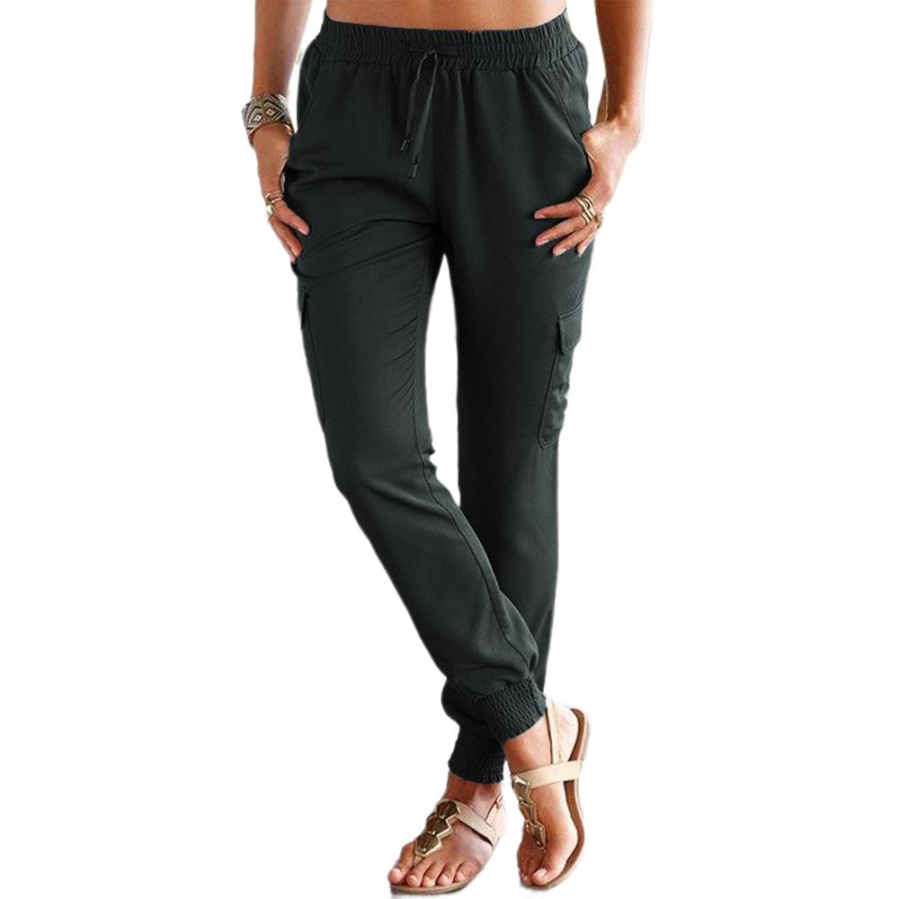 Azura Exchange Slim Fit Drawstring High Waist Joggers - XL