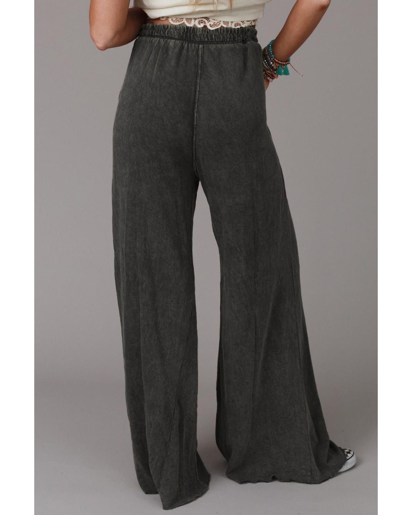 Azura Exchange Retro Wide Leg Pants - S