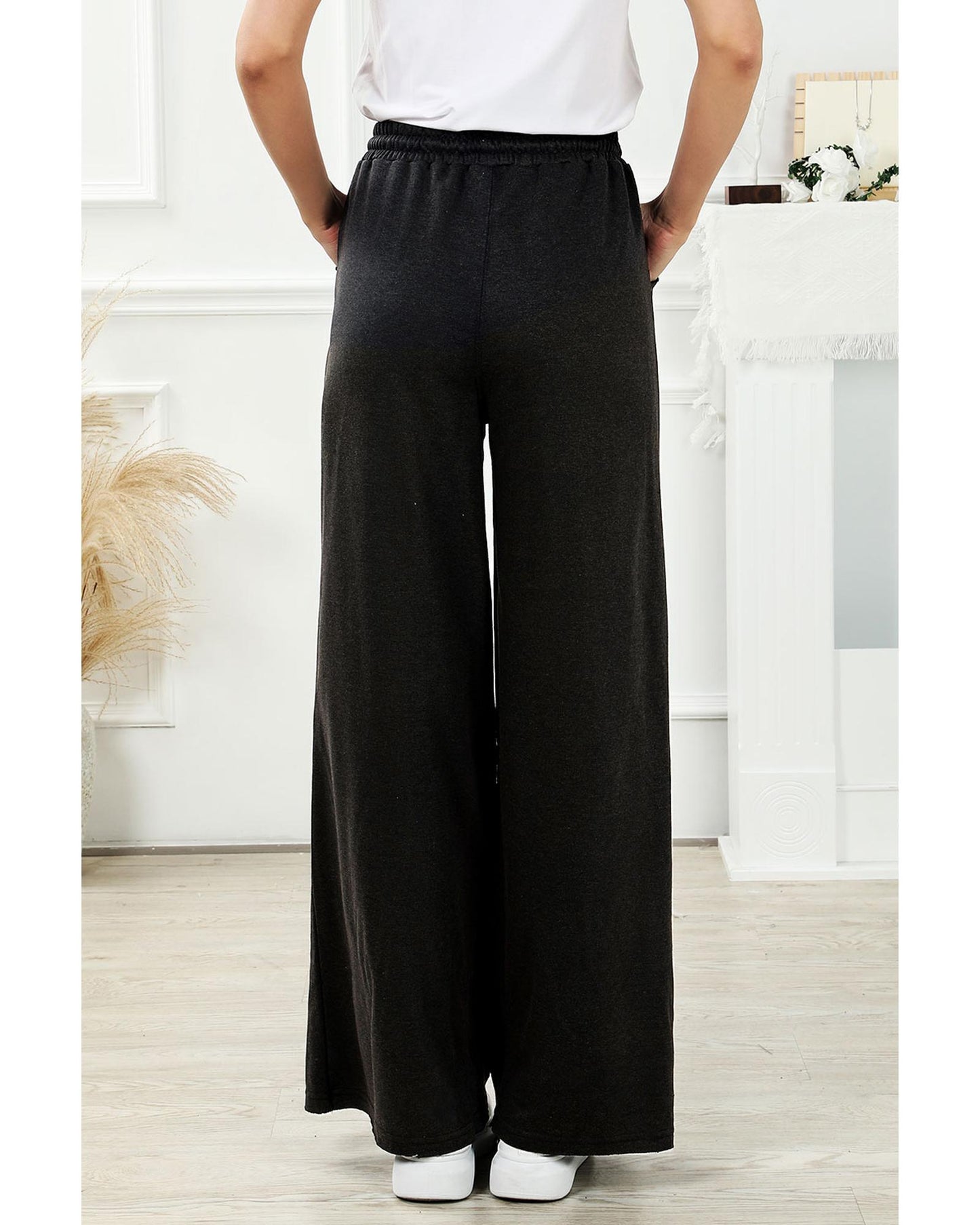 Azura Exchange Retro Wide Leg Pants - S