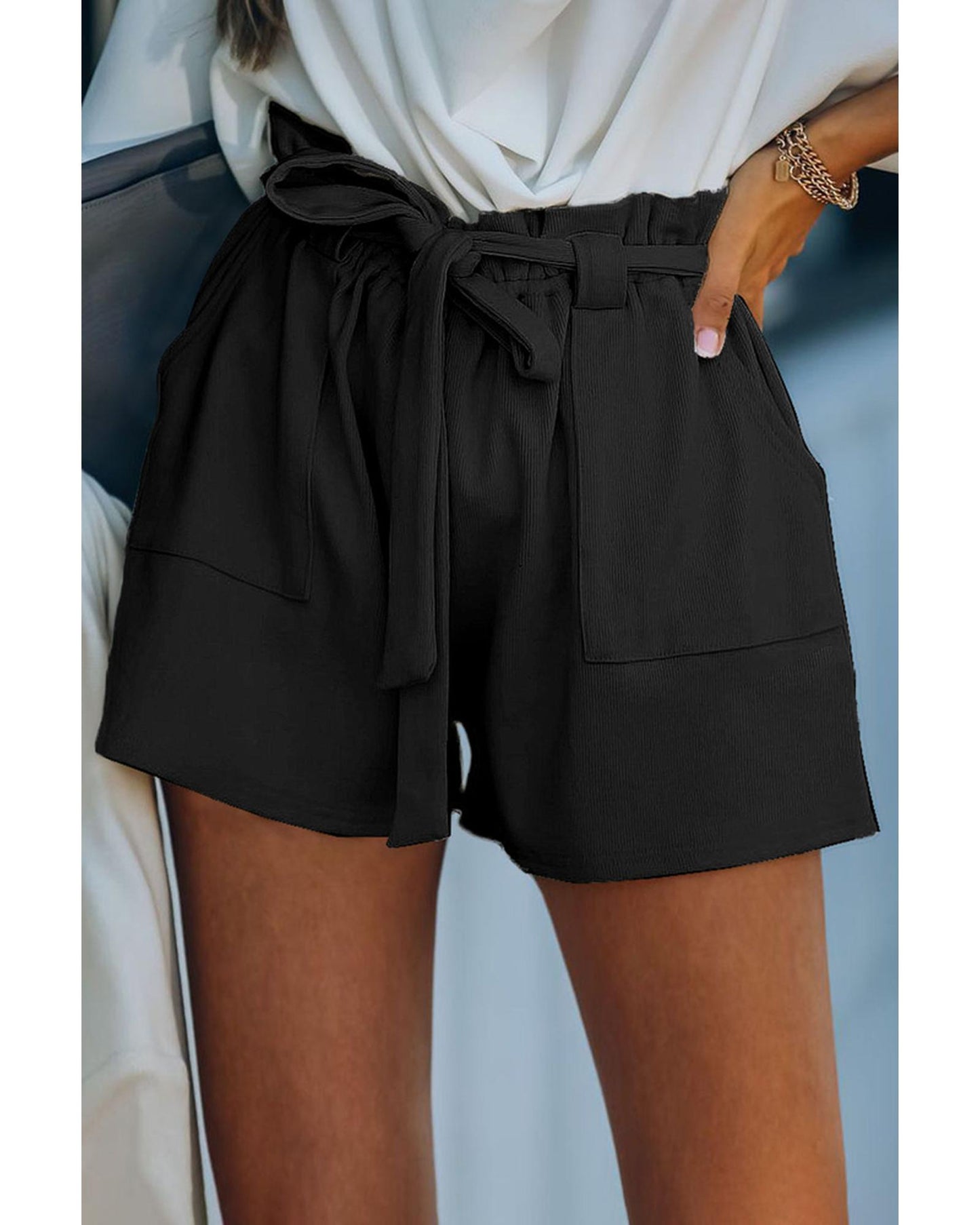 Azura Exchange Pocketed Knit Shorts - L