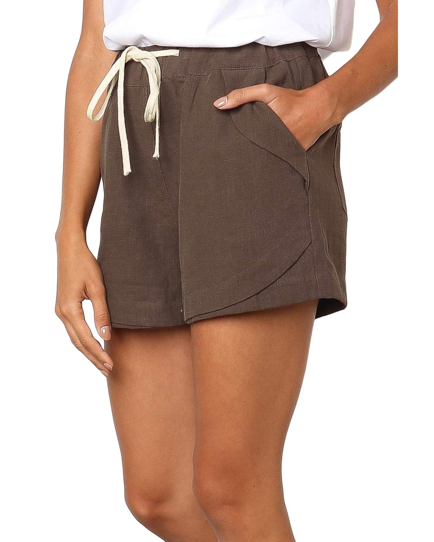 Azura Exchange Faylin Khaki Shorts - 2XL