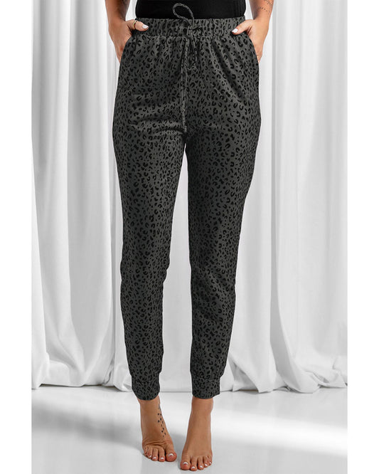 Azura Exchange Leopard Print Joggers - S