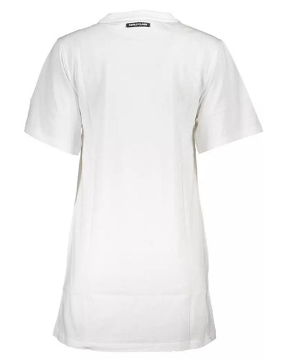 Cavalli Class Women's White Cotton Dress - XL