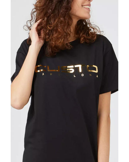 Oversized Front Print T-shirt M Women