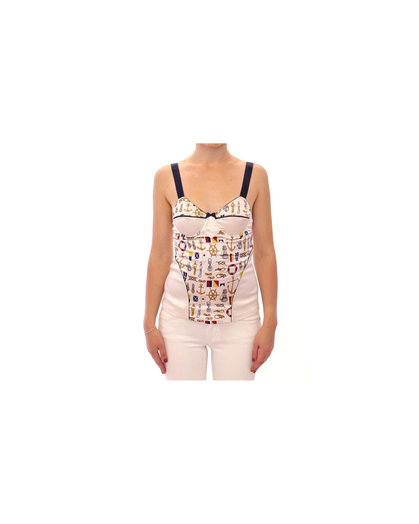 Dolce & Gabbana D&G Sailor Motive Print Tank Top 3 IT Women