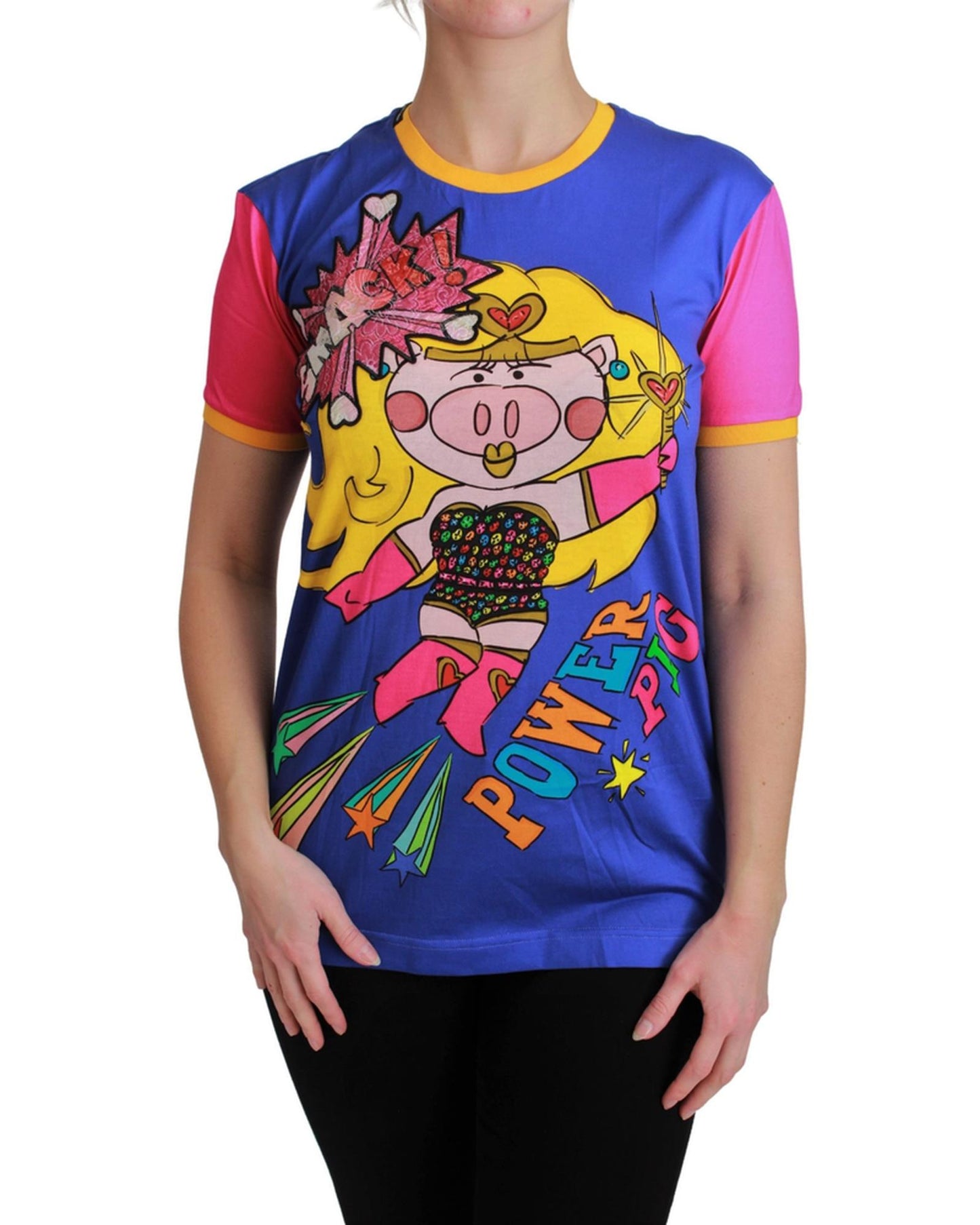 Dolce & Gabbana Year of the Pig 2019 Crewneck T-Shirt 38 IT Women