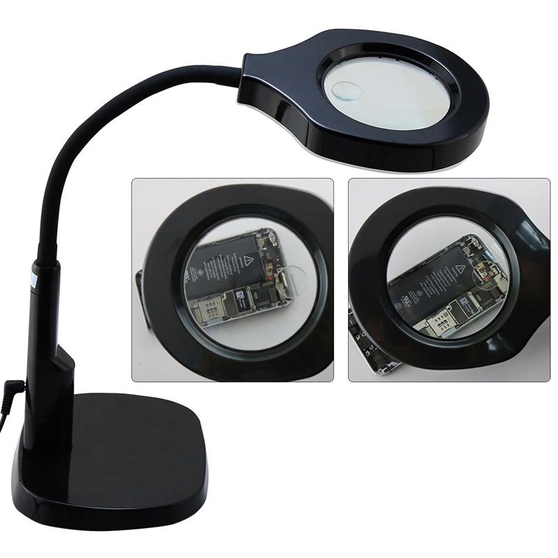 Adjustable Led Desk Magnifier Lamp For 220V Voltage