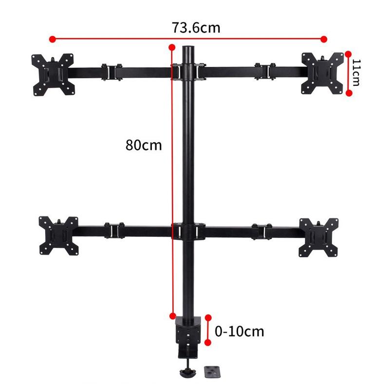 Multi-Screen Desktop Monitor Stand Bracket