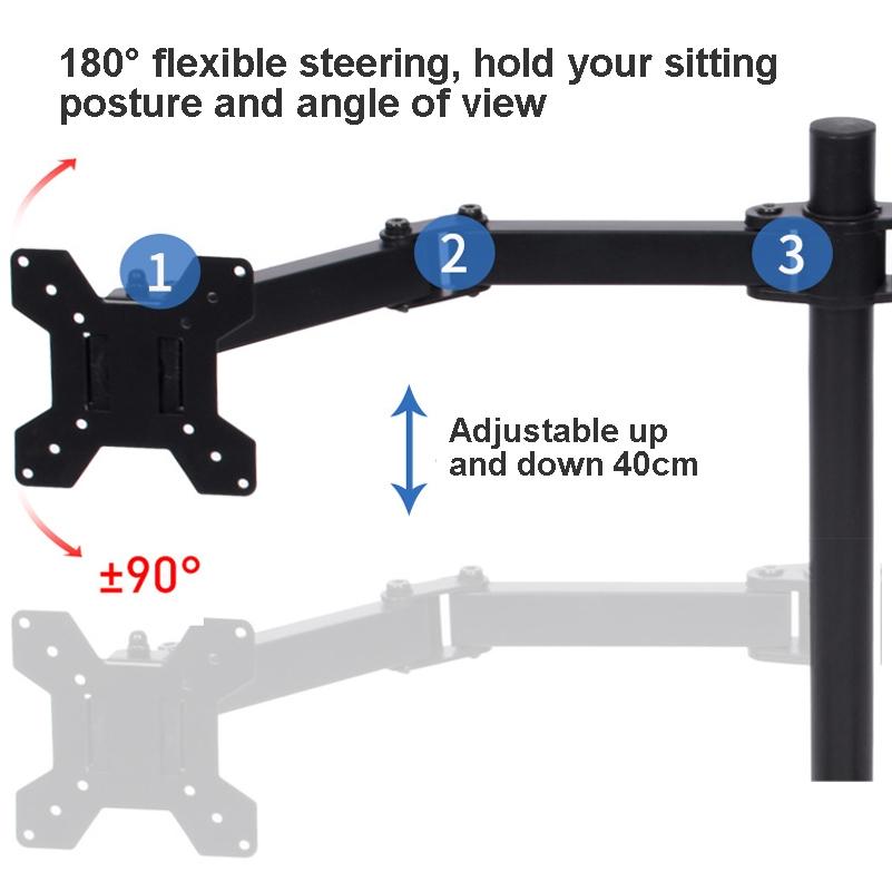 Multi-Screen Desktop Monitor Stand Bracket