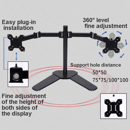 Multi-Screen Desktop Monitor Stand Bracket