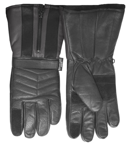 3M Winter Motorbike Bike Waterproof Gloves Leather Motor Bicycle Motorcycle - Black - L