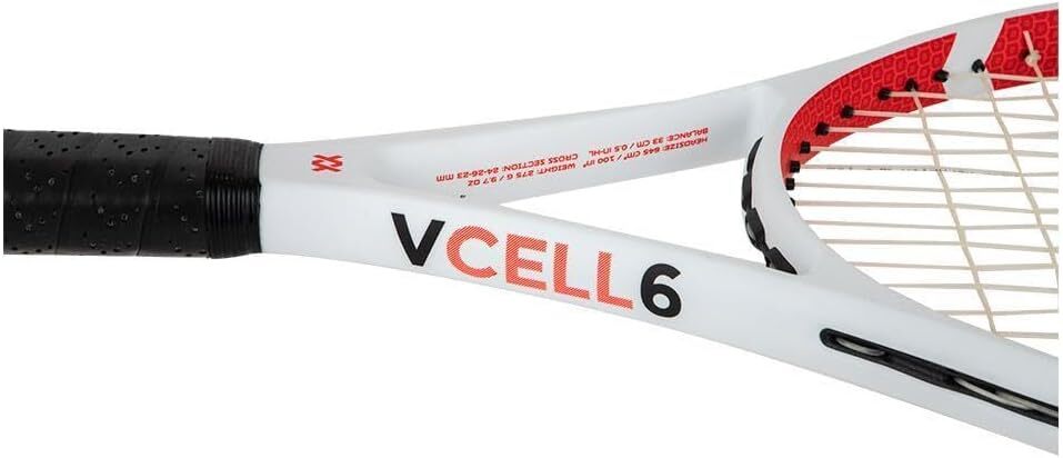 VOLKL V-CELL 6 Tennis Racquet - Fully Strung Racket & Free Dampener - 4 3/8