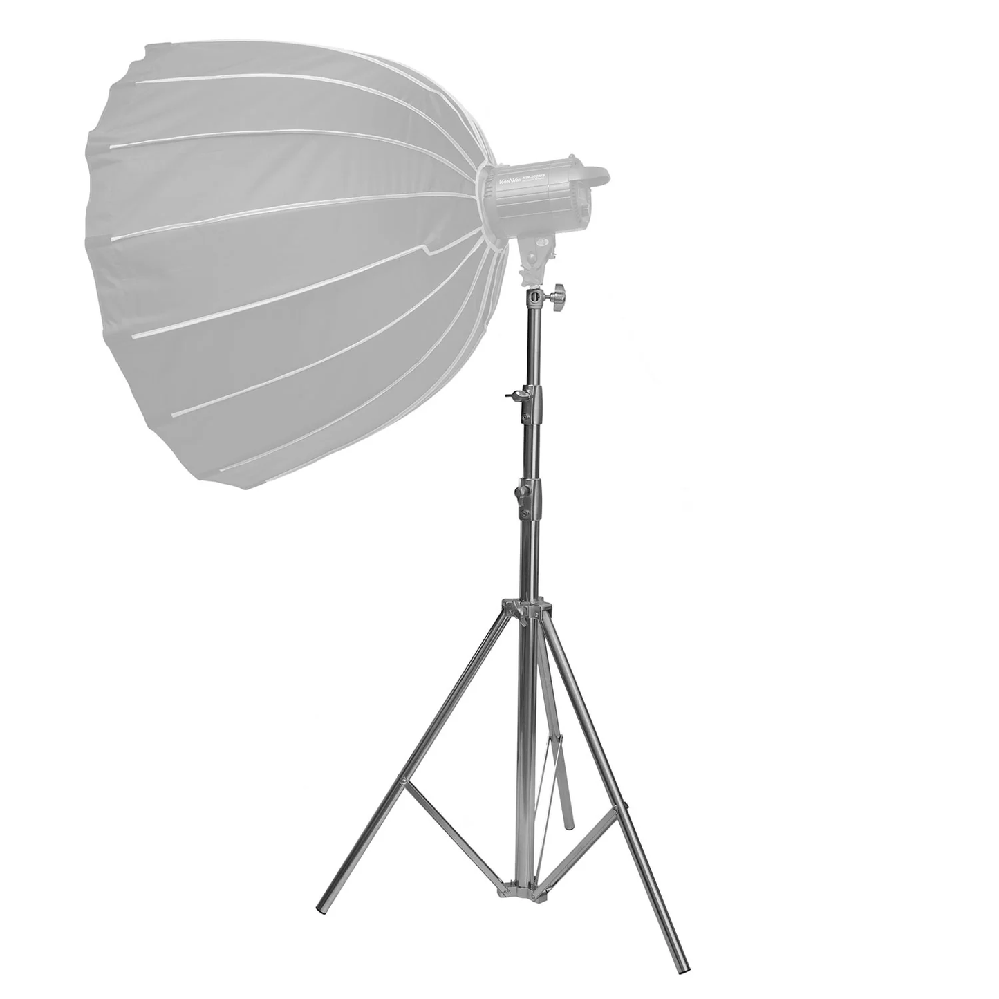 3Pcs 260cm Heavy Duty Stainless Steel Light Stand for Photo and Video