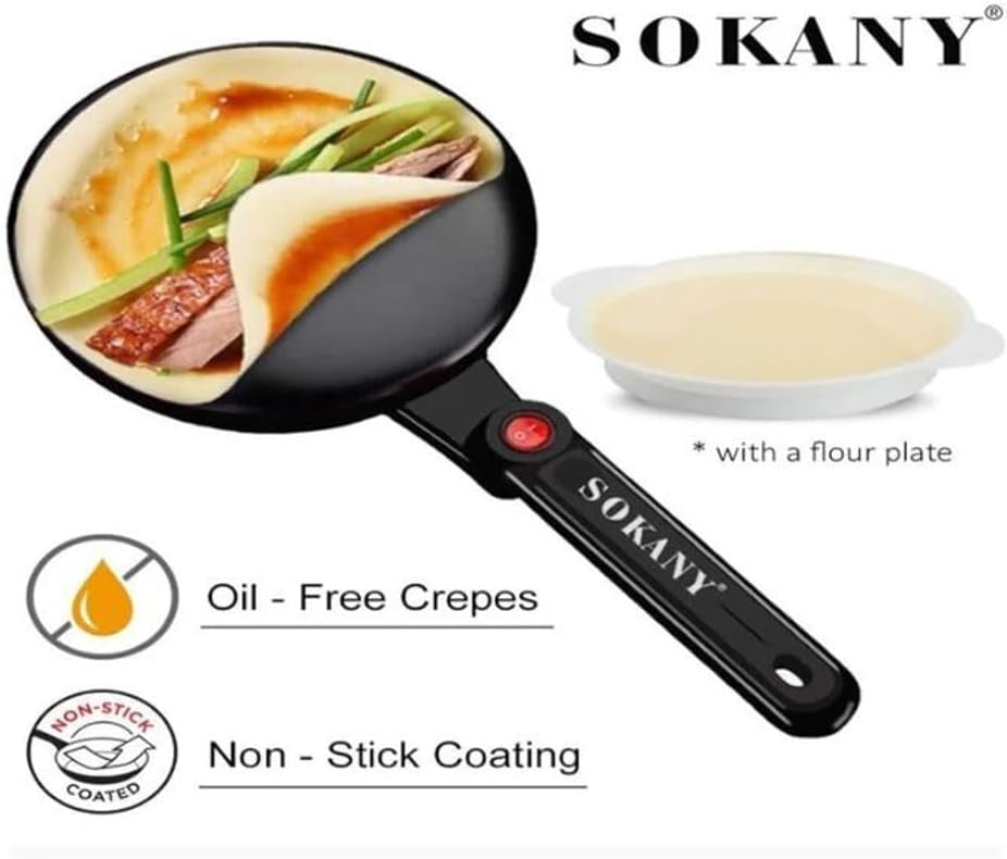 Electric Crepe Maker Frying Griddle Non Stick Pancake maker Baking Pan