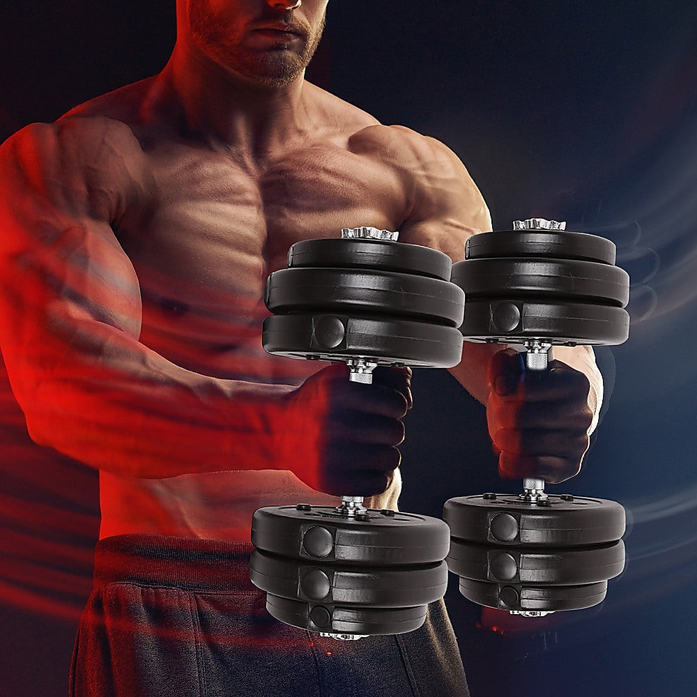 30KG Dumbbell Adjustable Weight Set