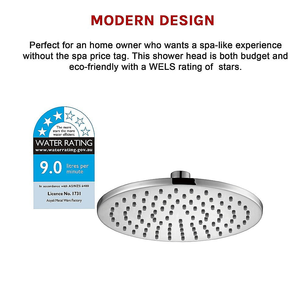 200mm Shower Head Round Chrome Showerhead