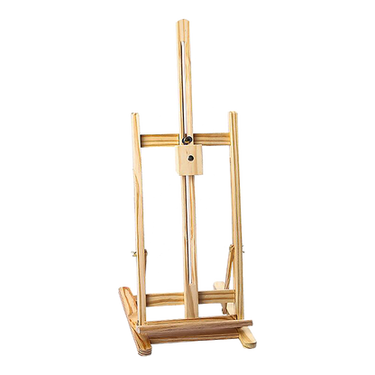 Tabletop Easel Wood Studio H-Frame Artist Art Display Painting Shop Tripod Stand Wedding