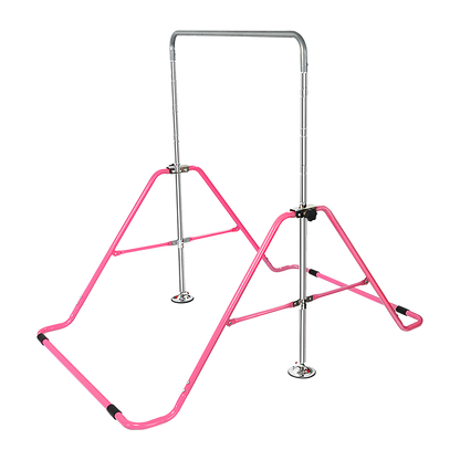 Kids Gymnastics Bars Training Horizontal Bar Monkey Kip Bar Pink