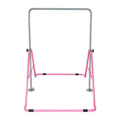 Kids Gymnastics Bars Training Horizontal Bar Monkey Kip Bar Pink