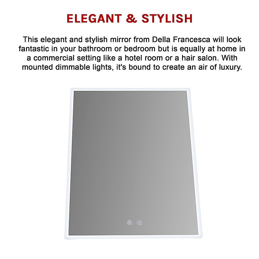 Smart Mirror Bathroom Vanity LED Lighted Wall Mirror 800x600mm