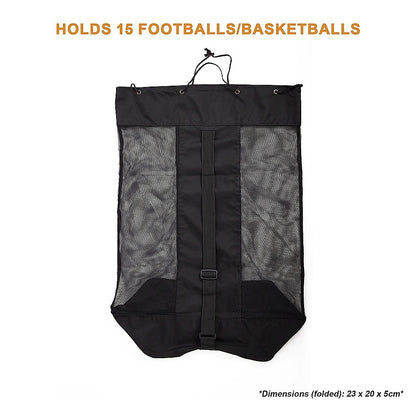 Extra Large Sports Ball Carry Bag Waterproof Football Basketball Volleyball Soccer Rugby NetBall