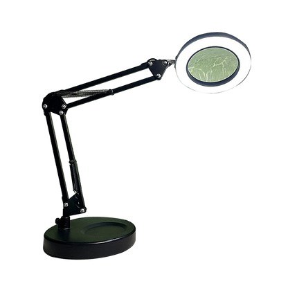 10X Magnifying Glass Desk Light Magnifier LED Lamp Reading Lamp With Base