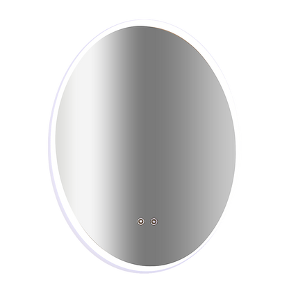 Oval Mirror LED Anti-Fog Illuminated Bathroom Living Room