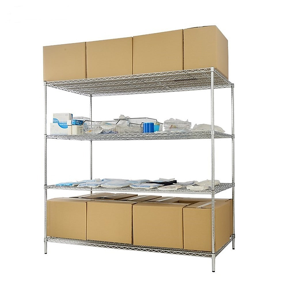 Modular Wire Storage Shelf 1500 x 600 x 1800mm Steel Shelving