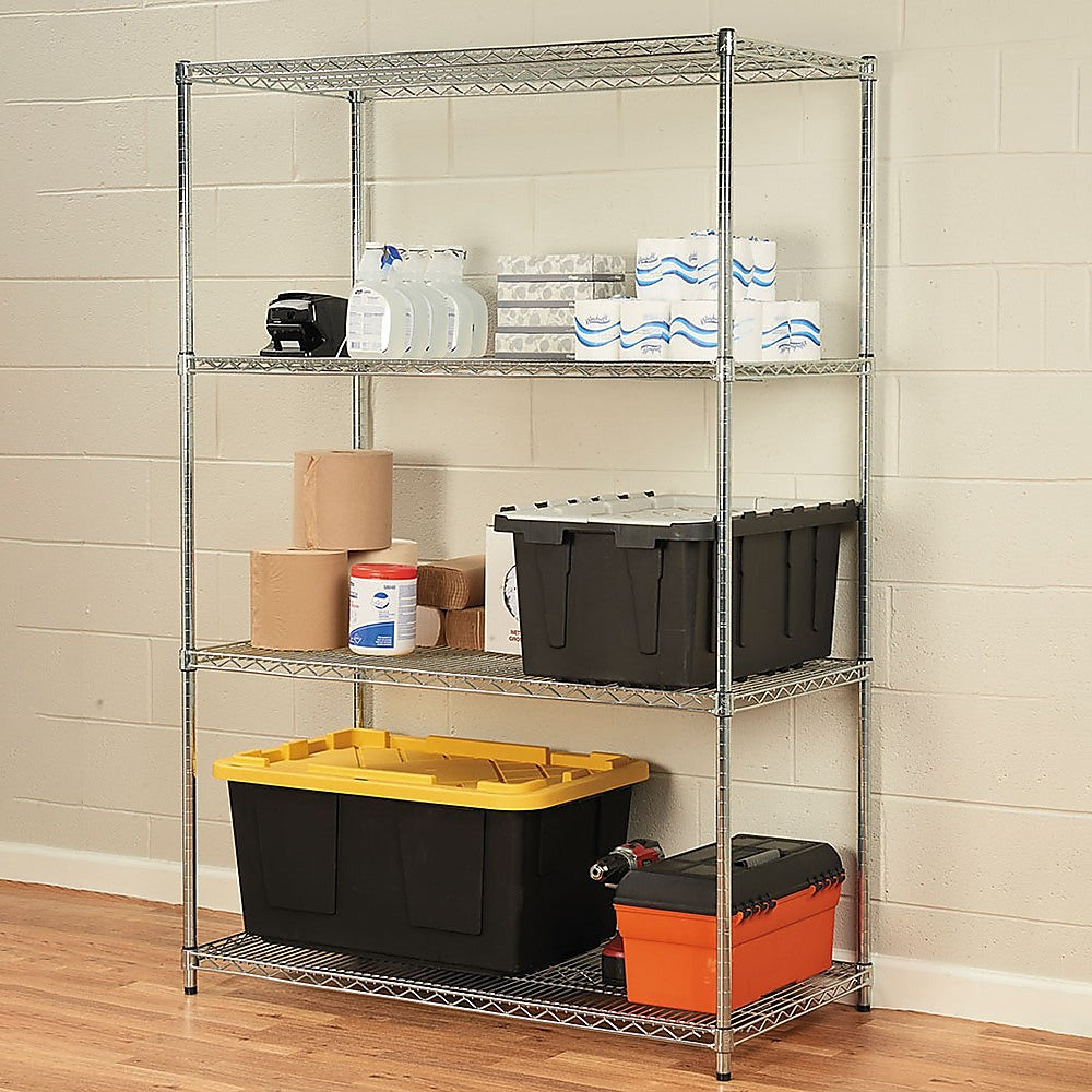 Modular Wire Storage Shelf 900 x 350 x 1800mm Steel Shelving